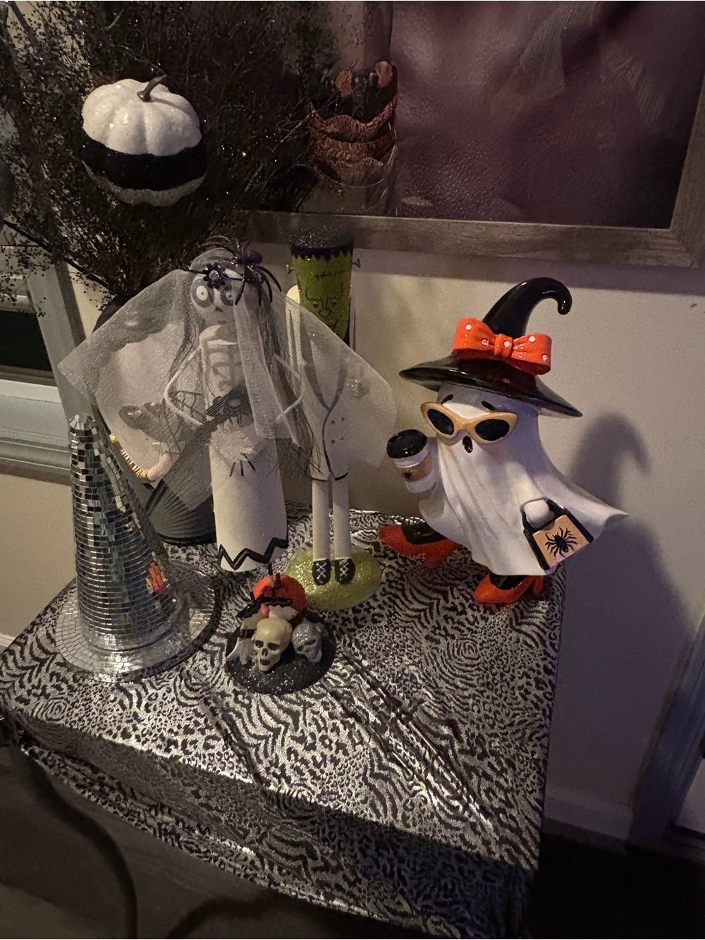 FRANKIE and his BRIDE 15 inc metal HALLOWEEN FUN 🎃 - Picture 11 of 14